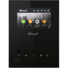 AU-04LA (AU-04L) BLACK. Монитор IP-домофона. BAS-IP
