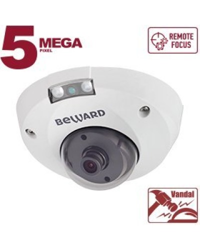 B5320DMR (2.8мм). Видеокамера IP купольная. Beward в Подольске