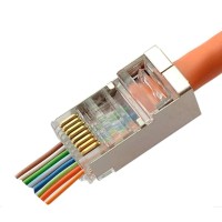 8P8C-SH-C6-FC (100 шт) (10797c). Разъем RJ-45. CABEUS