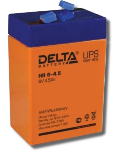 Delta HR 6-4.5. Аккумулятор герметичный свинцово-кислотный. Delta в Подольске