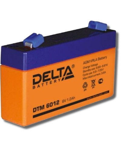 Delta DTM 6012. Аккумулятор герметичный свинцово-кислотный. Delta в Подольске