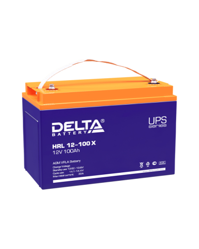 Delta HRL 12-100 X. Аккумулятор герметичный свинцово-кислотный. Delta в Подольске