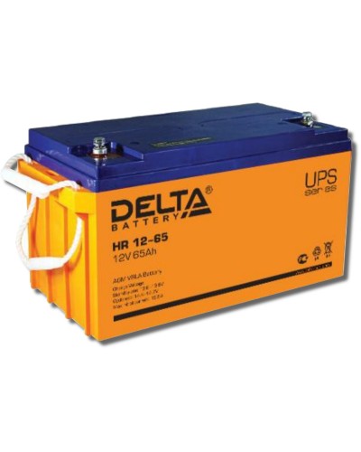 Delta HR 12-65. Аккумулятор герметичный свинцово-кислотный. Delta в Подольске