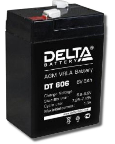 Delta DT 606. Аккумулятор герметичный свинцово-кислотный. Delta в Подольске