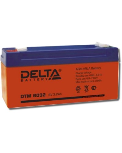 Delta DTM 6032. Аккумулятор герметичный свинцово-кислотный. Delta в Подольске