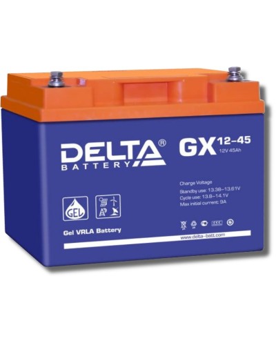 Delta GX 12-45. Аккумулятор герметичный свинцово-кислотный. Delta в Подольске