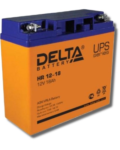 Delta HR 12-18. Аккумулятор герметичный свинцово-кислотный. Delta в Подольске