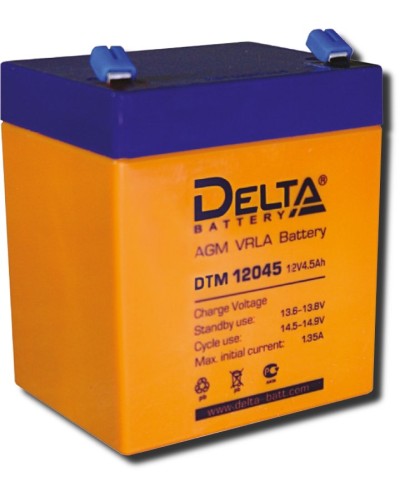 Delta DTM 12045. Аккумулятор герметичный свинцово-кислотный. Delta в Подольске
