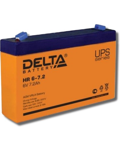 Delta HR 6-7.2. Аккумулятор герметичный свинцово-кислотный. Delta в Подольске