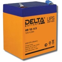 Delta HR 12-4.5. Аккумулятор герметичный свинцово-кислотный. Delta