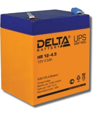Delta HR 12-4.5. Аккумулятор герметичный свинцово-кислотный. Delta в Подольске