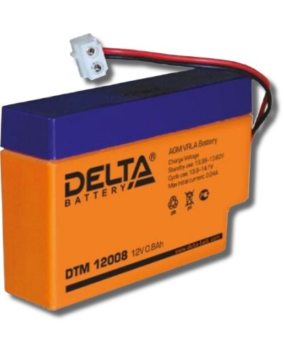 Delta DTM 12008. Аккумулятор герметичный свинцово-кислотный. Delta в Подольске