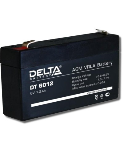 Delta DT 6012. Аккумулятор герметичный свинцово-кислотный. Delta в Подольске