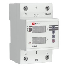 MRVA 63A PROxima (MRVA-63A). Реле напряжения и тока с дисплеем. EKF