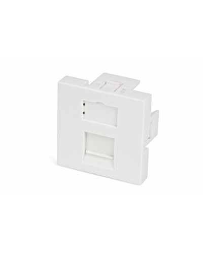 SIP2-1K-M45-45. Вставка 45х45 для 1 модуля формата Keystone Jack, со шторкой. Hyperline в Подольске