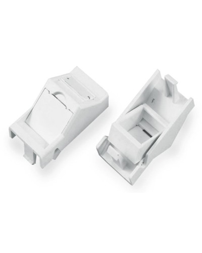 SIP2A-1K-M45-22.5. Вставка угловая 45x22.5 (аналог Mosaic) для 1 модуля формата Keystone Jack. Hyperline в Подольске
