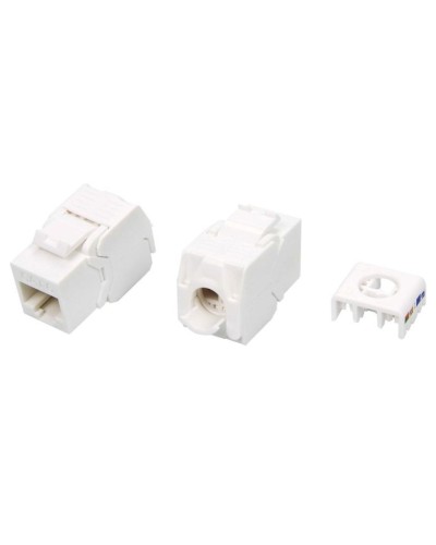 KJ8-8P8C-C6-180-TLS-WH. Вставка Keystone Jack RJ-45. Hyperline в Подольске