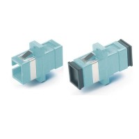 FA-P11Z-SC/SC-N/BK-AQ. Оптический проходной адаптер. Hyperline