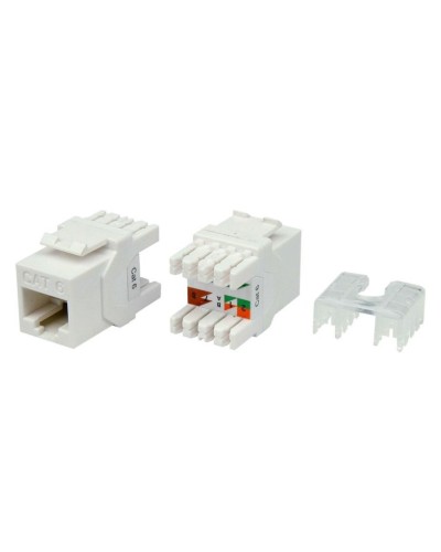 KJ8-8P8C-C6-180-WH. Вставка Keystone Jack RJ-45. Hyperline в Подольске