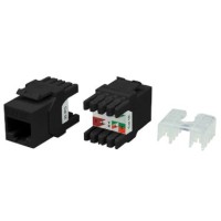 KJ8-8P8C-C5e-180-BK. Вставка Keystone Jack RJ-45. Hyperline