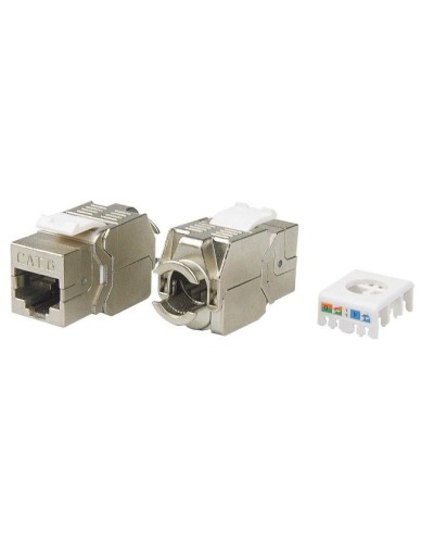KJ8-8P8C-C6-180-TLS-SH-F-WH. Вставка Keystone Jack RJ-45. Hyperline в Подольске
