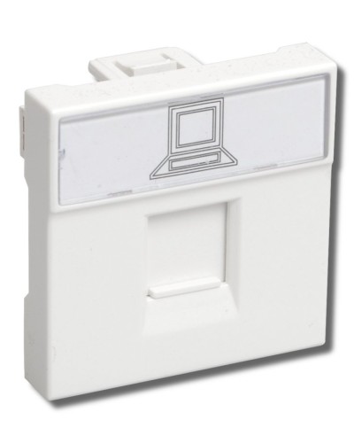 РКИ-20-00-П RJ-45 UTP белая (CKK-40D-RI2-K01). Розетка информационная 2 модуля ПРАЙМЕР. IEK в Подольске
