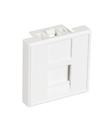 EC-IMF-1-WT-10 (10шт). Вставка 45x45 (Mosaic) для 1 модуля Keystone Jack. NETLAN в Подольске