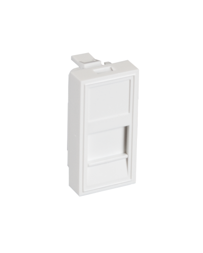 EC-IMH-1-WT-10 (10шт). Вставка 45x45 (Mosaic) для 1 модуля Keystone Jack. NETLAN в Подольске