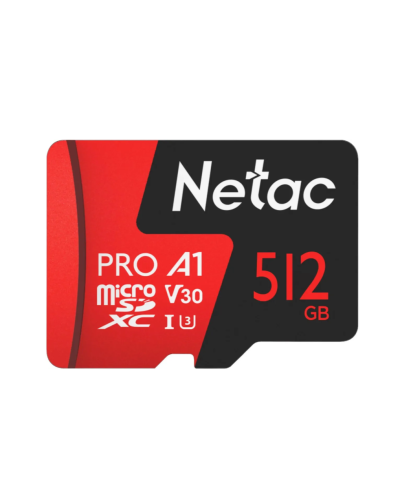 NT02P500PRO-512G-R. Карта памяти microSDXC, 512 ГБ, Class 10. Netac в Подольске