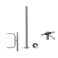 PERCo-BH02 2-06/EL с крышкой. Стойка с эл/магн.устр. блокировки. PERCo
