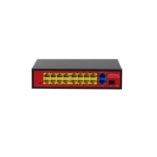 PND-16P-2G1F Lite (180W). Коммутатор неуправляемый 18-портовый с PoE. Polyvision