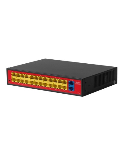PND-24P-2G Lite (250W). Коммутатор неуправляемый 26-портовый с функцией PoE. Polyvision в Подольске