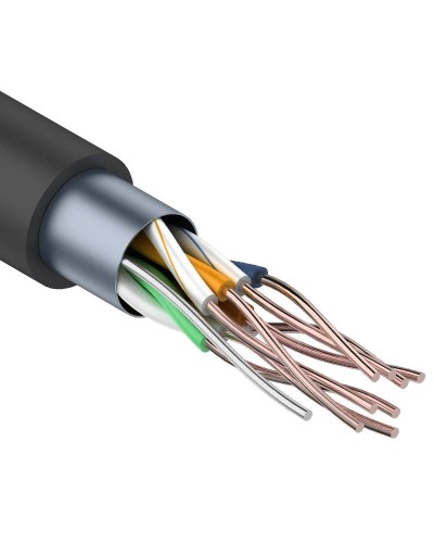 F/UTP 4PR 24AWG CAT5e 305м OUTDOOR REXANT (01-0146). Кабель «витая пара» (LAN) для структурированных систем связи. Rexant в Подольске