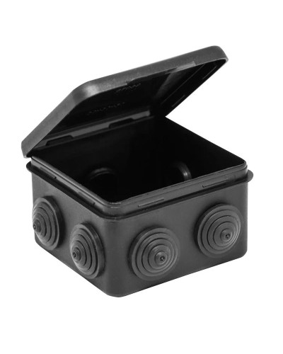 Коробка TYCO ОП 80х80х50мм откидная крышка УХЛ1 IP54 черный (67040МЧ). Коробка распределительная. RuVinil в Подольске