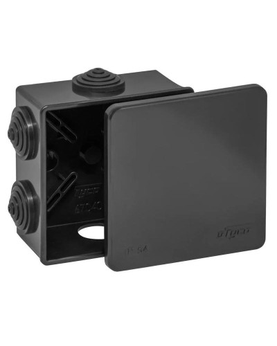 Коробка TYCO ОП 85х85х40мм УХЛ1 IP54 черный (67040Ч). Коробка распределительная. RuVinil в Подольске