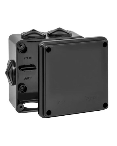 Коробка TYCO ОП 100х100х50мм УХЛ1 IP54 черный (67050Ч). Коробка распределительная. RuVinil в Подольске