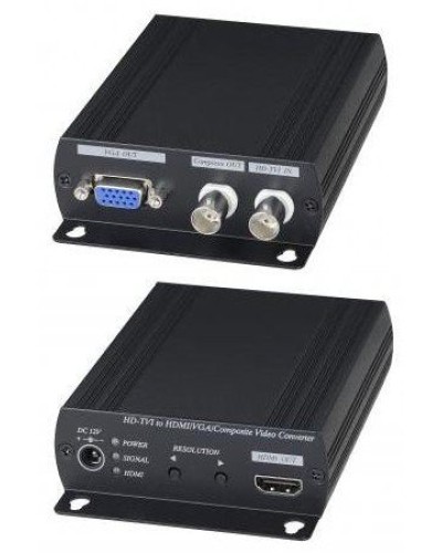 AD001HD4. Преобразователь-разветвитель AHD/HDCVI/HDTVI в HDMI/VGA/CVBS. SC&T в Подольске