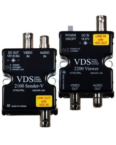 VDS 2100/2200. Удлинитель видео-, аудиосигнала, напряжения питания по коаксиальному кабелю. SC&T в Подольске