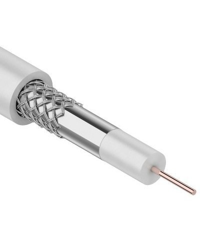RG-6, CCS 1,00(15%) Al 32х0,12 In PVC. Кабель коаксиальный омедненный. SUPRLAN в Подольске