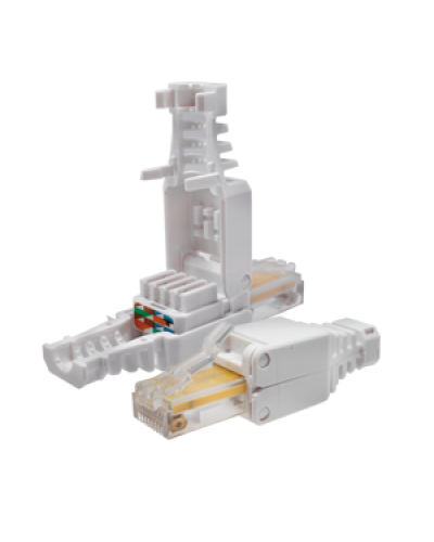 Коннектор 8P8C U/UTP Cat.5e (RJ-45) безинструментальный (10-0218). Разъем RJ-45. SUPRLAN в Подольске
