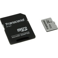 TS32GUSD300S-A. Карта памяти microSDXC, 32 ГБ, Class 10. TRANSCEND