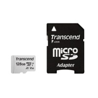 TS128GUSD300S-A. Карта памяти microSDXC, 128 ГБ, Class 10. TRANSCEND