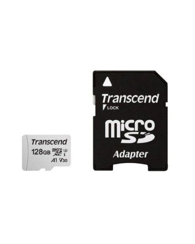 TS128GUSD300S-A. Карта памяти microSDXC, 128 ГБ, Class 10. TRANSCEND в Подольске