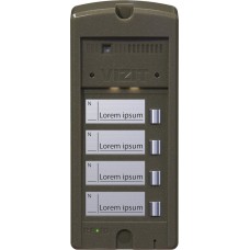 БВД-306CP-4. Блок вызова домофона. VIZIT