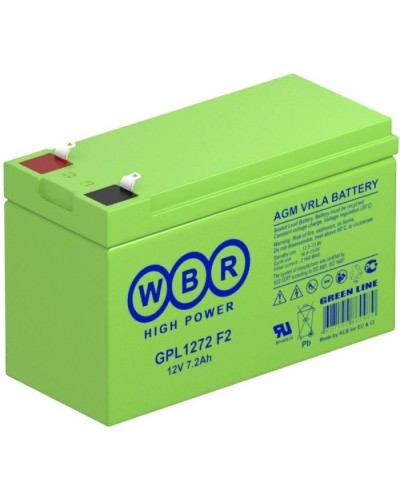 WBR GPL1272 F2. Аккумулятор герметичный свинцово-кислотный. WBR в Подольске