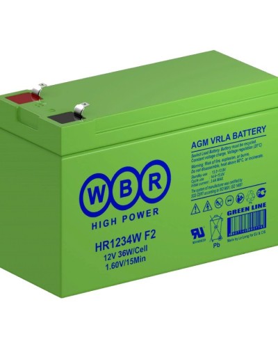 WBR HR1234W F2. Аккумулятор герметичный свинцово-кислотный. WBR в Подольске