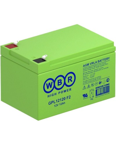 WBR GPL12120 F2. Аккумулятор герметичный свинцово-кислотный. WBR в Подольске