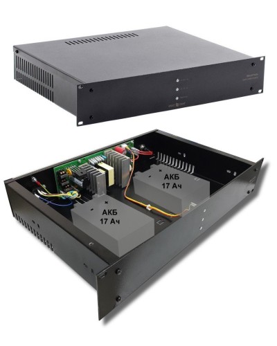 СКАТ-1200И7 RACK (СКАТ ИБП-12/5-2x17-RACK) (2142). Источник вторичного электропитания резервированный. Бастион в Подольске