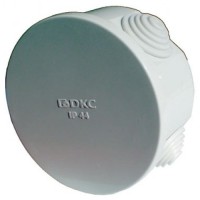 Коробка ответвительная с кабельными вводами IP44, 80х40 (53600). Коробка ответвительная. ДКС
