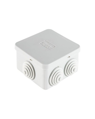 Коробка JBS070 70х70х40, 6 вых., IP44, серая (44056). Коробка монтажная. Экопласт в Подольске